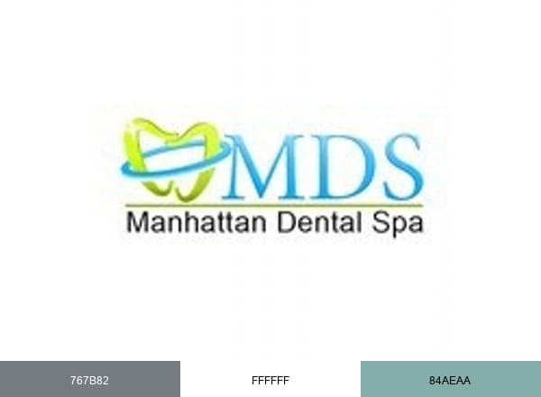 Manhattan Dental Spa brand color palette