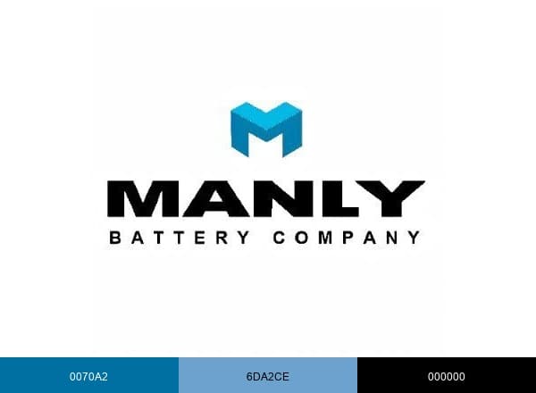 Manlybatterylithium brand color palette
