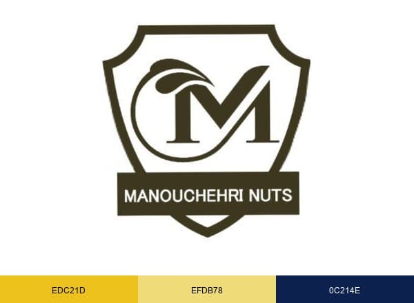 Manouchehri.Nuts brand color palette