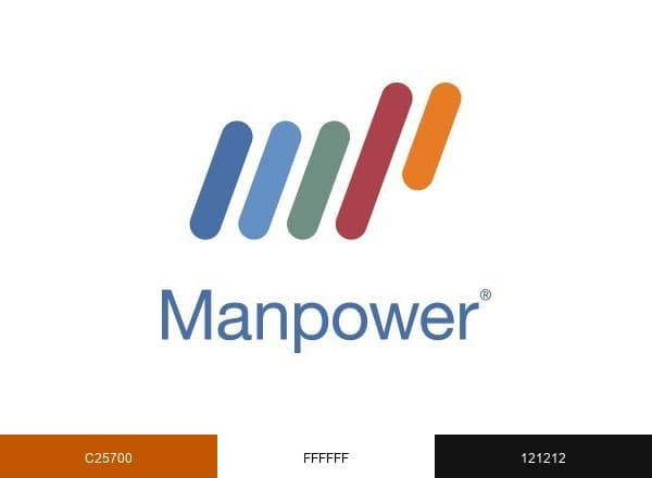 Manpower brand color palette