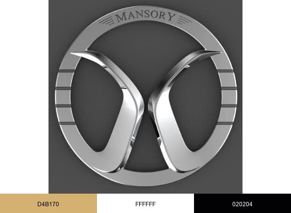 MANSORY brand color palette