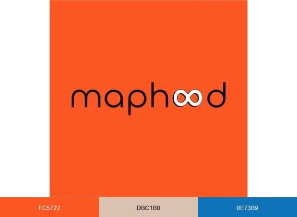 Maphood brand color palette
