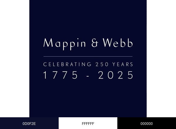 Mappin and Webb brand color palette