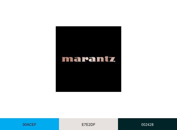 Marantz brand color palette