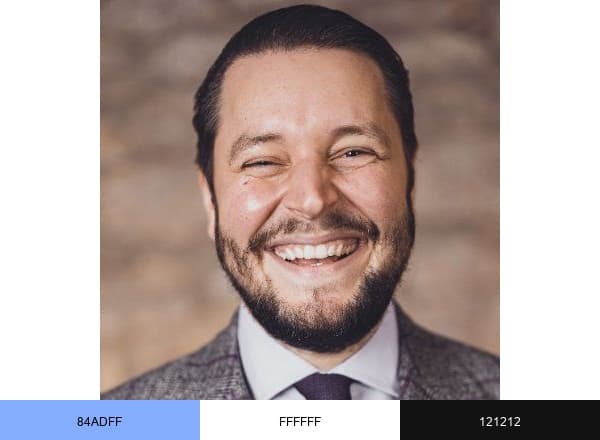 Marc Gebauer brand color palette