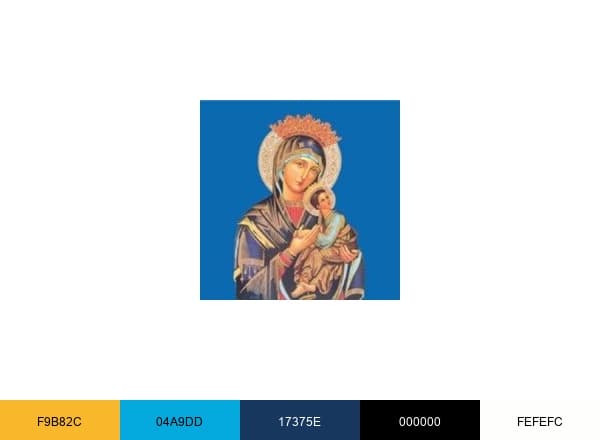 Une minute avec Marie brand color palette