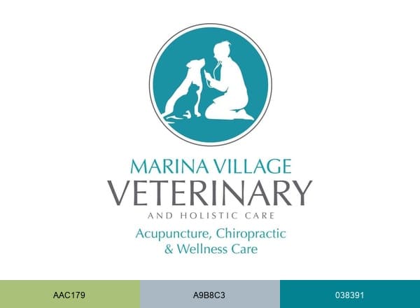 Marina Village Veterinary | Alameda CA brand color palette