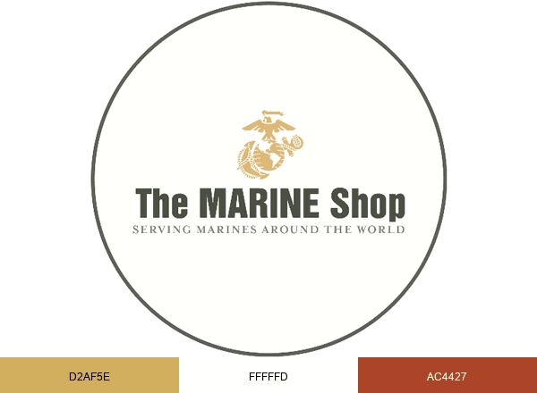 The Marine Shop brand color palette