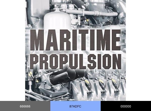 Maritime Propulsion brand color palette