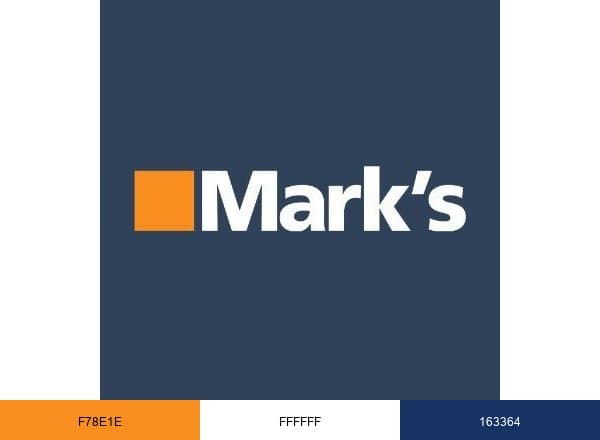 Mark's brand color palette