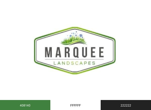 Marquee Landscapes brand color palette