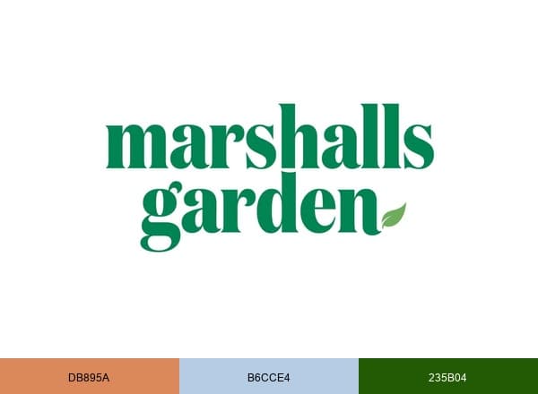 Marshalls Garden brand color palette