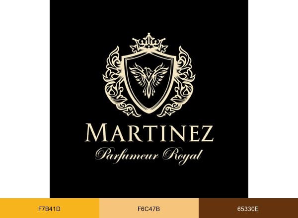 Martinez Perfume brand color palette