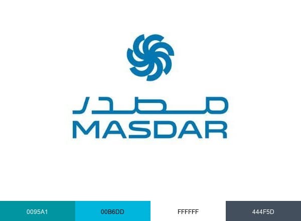 Masdar brand color palette