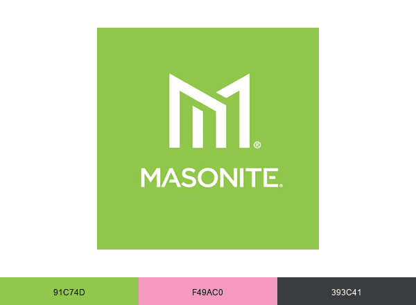 Masonite Doors brand color palette