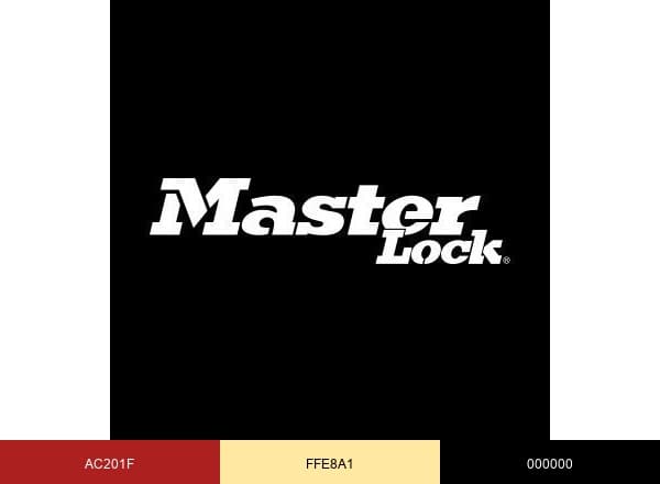 Master Lock Company brand color palette