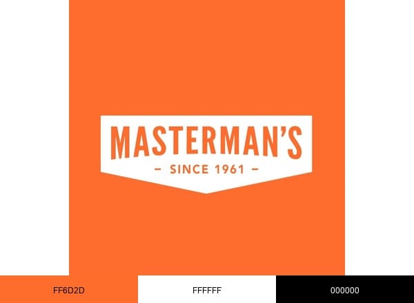 Masterman's Safety and Industrial Supply brand color palette