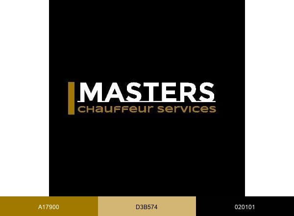 Masters Chauffeur Services brand color palette