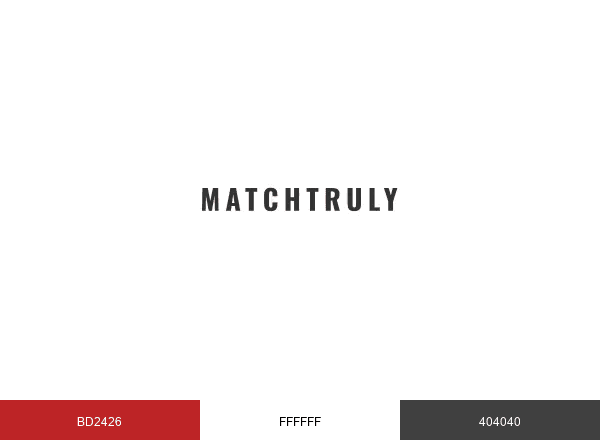 MatchTruly brand color palette