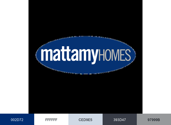 Mattamy Homes brand color palette
