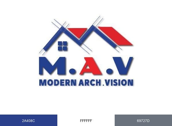 الرؤيا للاستشارات الهندسيه brand color palette