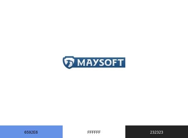 Maysoft brand color palette