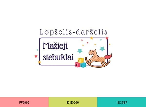 Mažieji Stebuklai brand color palette