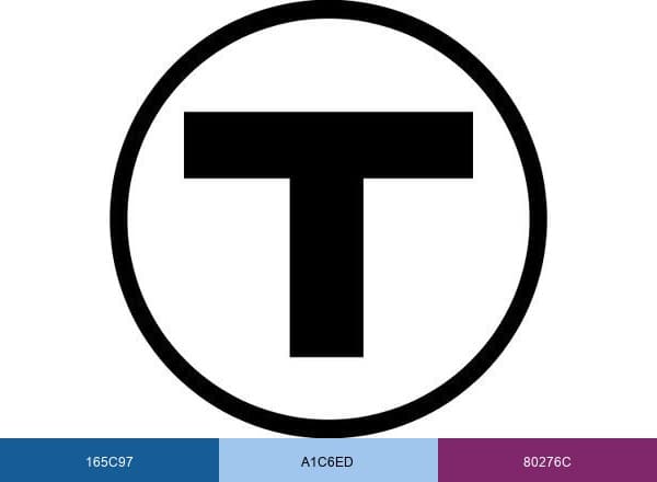MBTA brand color palette