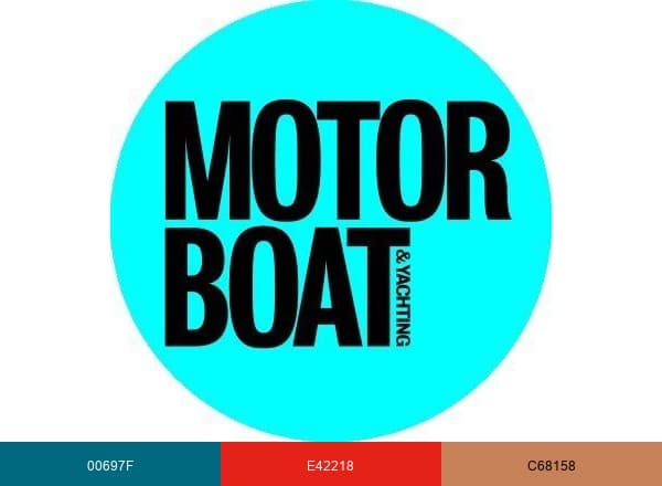 Motor Boat & Yachting magazine brand color palette