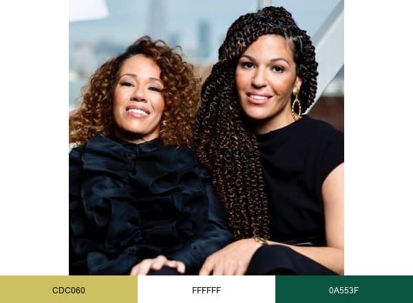 McBride Sisters brand color palette