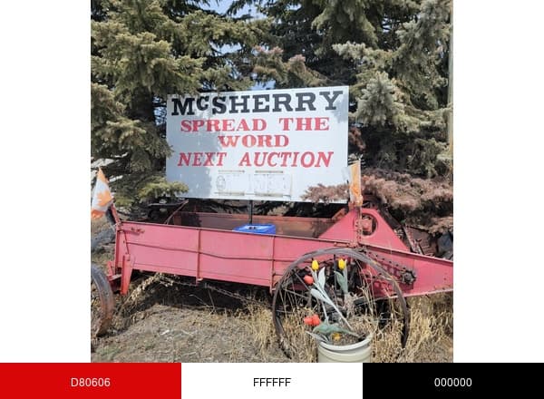 McSherry Auction brand color palette