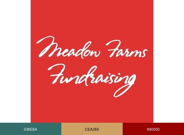 Meadow Farms brand color palette