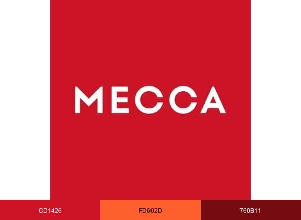 MECCA brand color palette