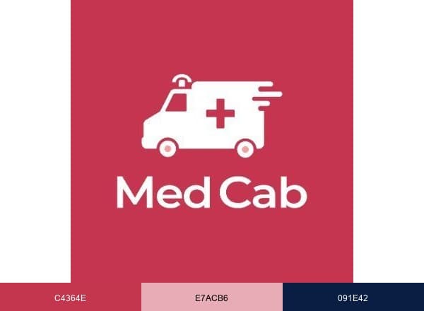 MedCab brand color palette