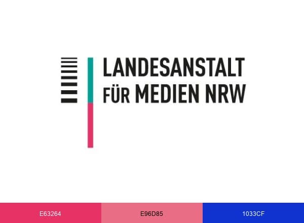 Landesanstalt für Medien NRW brand color palette