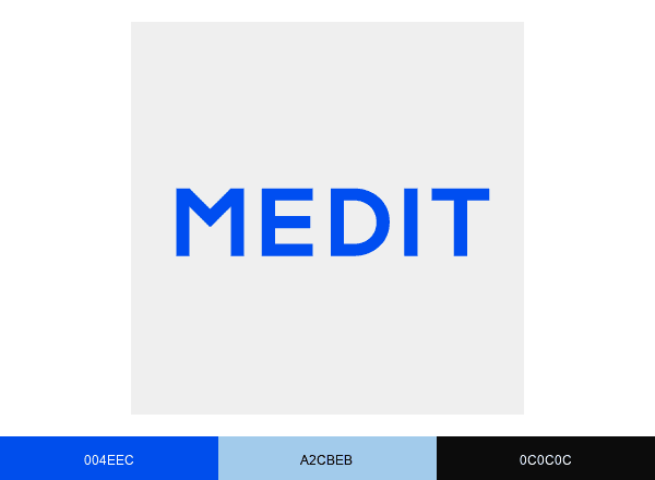 Medit brand color palette