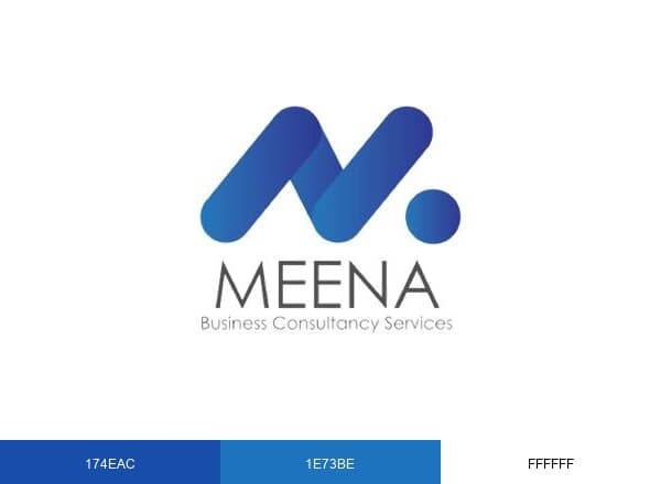 Meenas Online brand color palette
