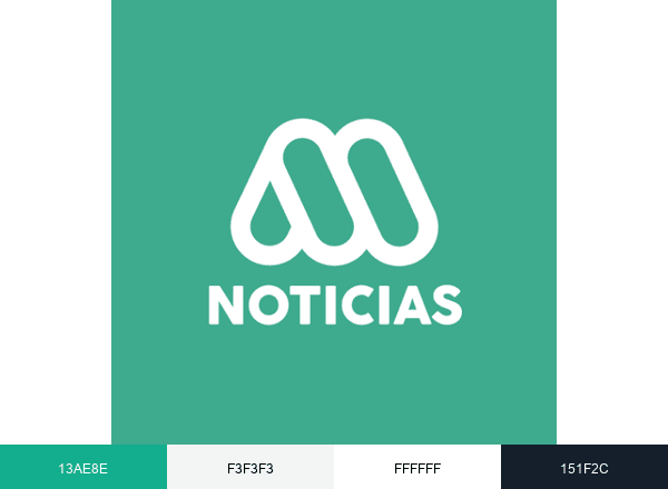 Meganoticias brand color palette