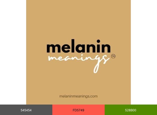 Melanin Meanings brand color palette