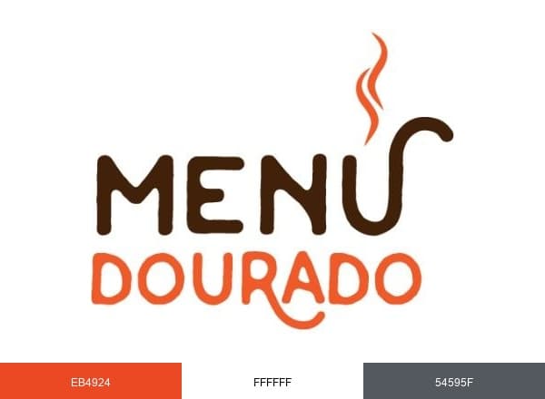 Menu Dourado brand color palette