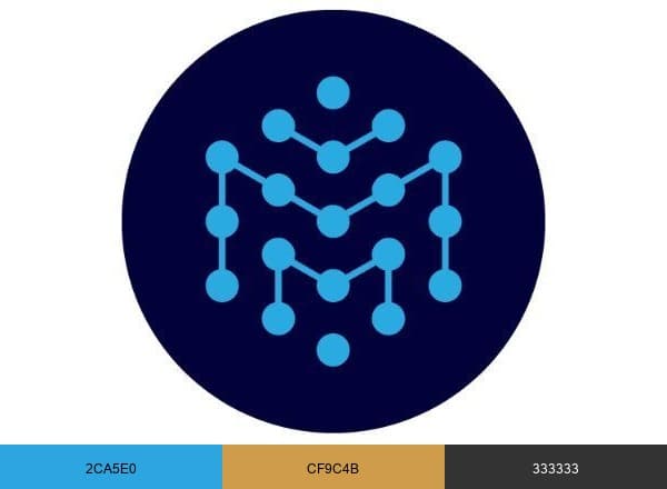 Merge Medical. Unite and Prosper brand color palette