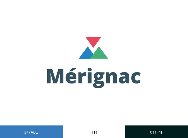 Ville de Mérignac brand color palette