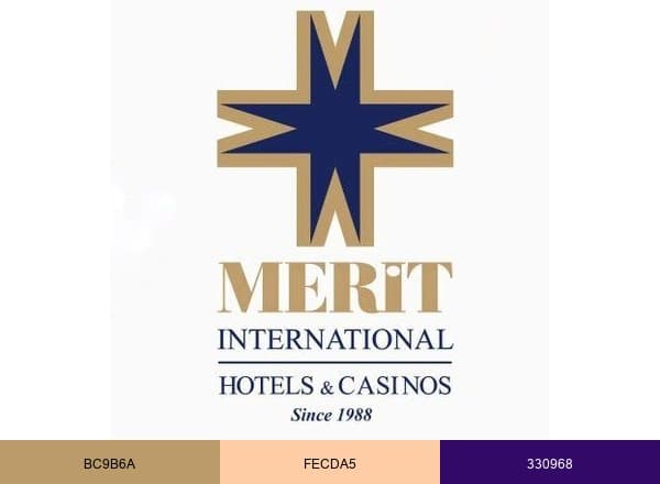 Merit Casinos brand color palette