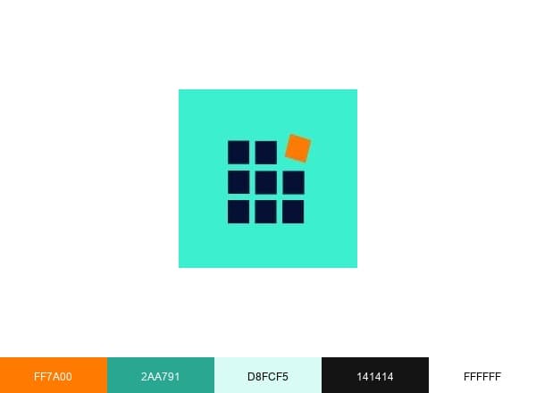 Metadata brand color palette