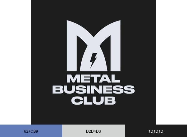 Metal Business Club brand color palette
