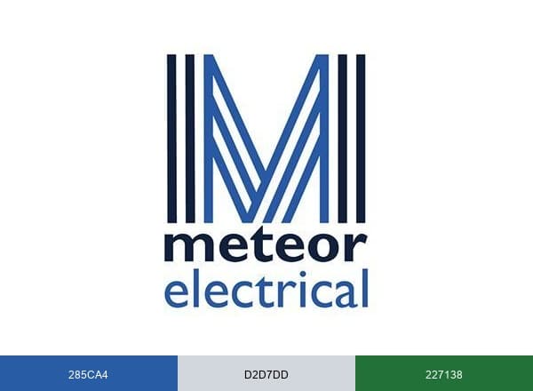 Meteor Electrical brand color palette