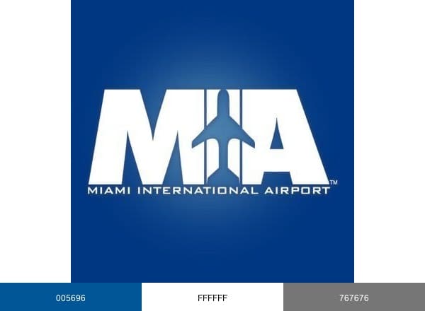 Miami International Airport - MIA brand color palette