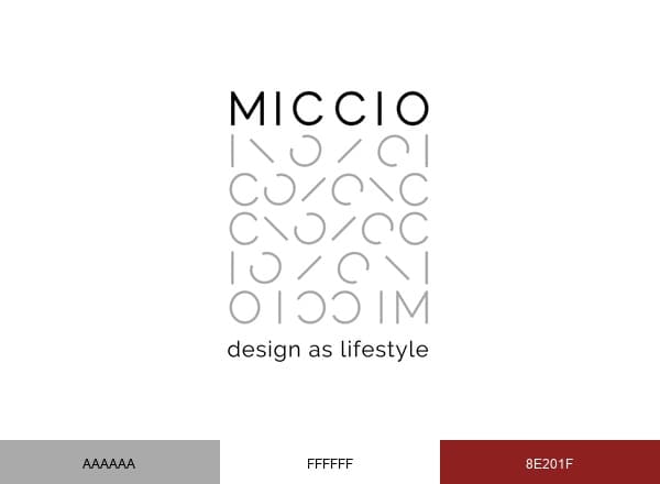 MICCIO DESIGN brand color palette
