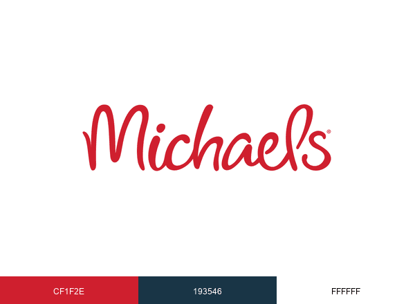 Michaels Stores brand color palette