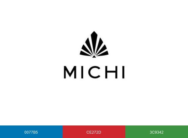 MICHI brand color palette